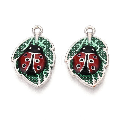 Alloy Enamel Pendants ENAM-N062-13P-1