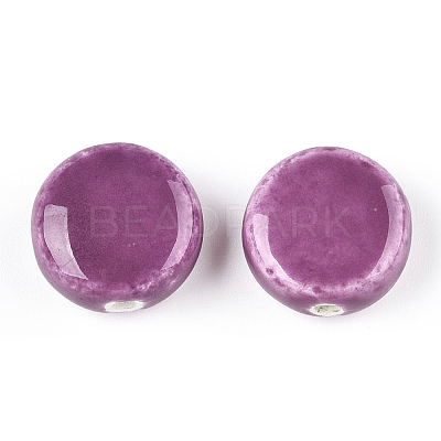 Handmade Porcelain Beads X-PORC-Q215-15x14mm-01-1