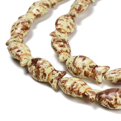 Synthetic Turquoise Beads Strands TURQ-F019-01E-1