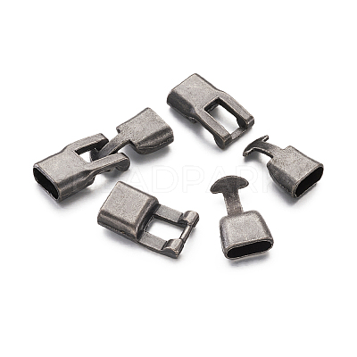 Alloy Snap Lock Clasps PALLOY-TAC0009-24AS-1