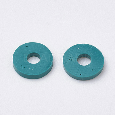 Handmade Polymer Clay Heishi Beads X-CLAY-R067-8.0mm-07-1