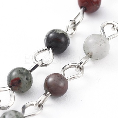 Handmade Gemstone Beaded Chains AJEW-JB00512-1