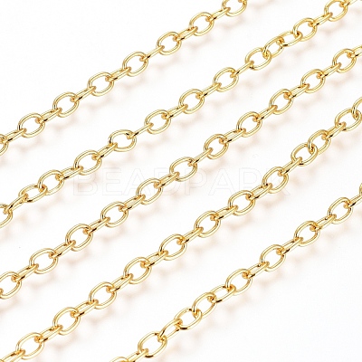 3.28 Feet Brass Cable Chains X-CHC-G007-05G-1