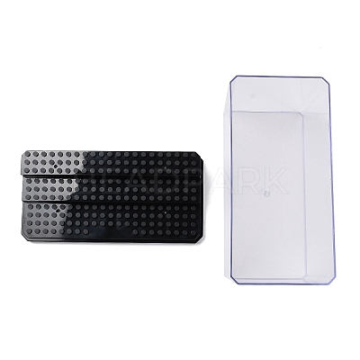 (Defective Closeout Sale: Scratched) 3-Tier Transparent Acrylic Mini Building Block Presentation Boxes ODIS-XCP0001-22-1