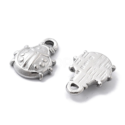 Anti-Tarnish 304 Stainless Steel Charms STAS-R130-15P-1