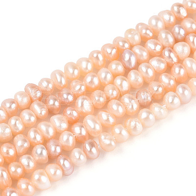 Natural Cultured Freshwater Pearl Beads Strands PEAR-N025-01C-1