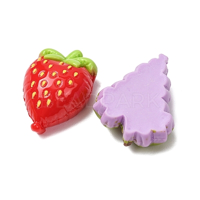 Opaque Resin Cabochons RE-CBAE980-04A-1