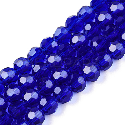 Transparent Glass Beads X-EGLA-A035-T8mm-D06-1