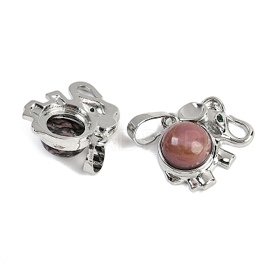 Natural Rhodonite Pendants G-I374-A-P02-1