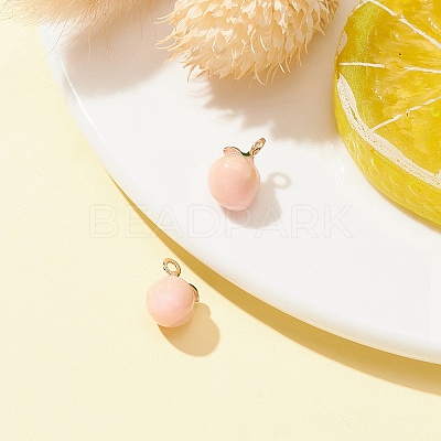 2Pcs Brass Enamel Charms KK-YW0001-92-1