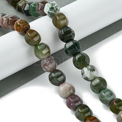 Natural Indian Agate Beads Strands G-H023-A06-01-1