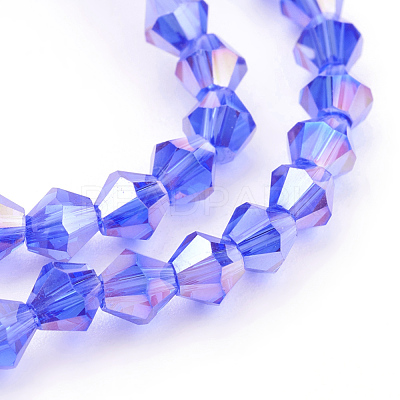 Glass Beads Strands EGLA-S056-02-1