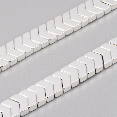 Electroplated Non-magnetic Synthetic Hematite Beads Strands G-F682-04A-S-1
