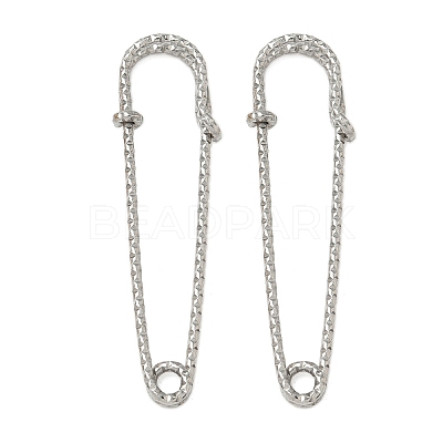 304 Stainless Steel Safety Pins Brooch Findings STAS-K252-11E-P-1