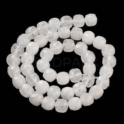 Natural White Jade Beads Strands G-H028-A09-17-1