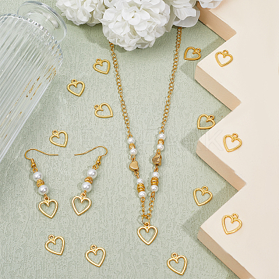 100Pcs Tibetan Style Alloy Charms FIND-SC0012-39G-1