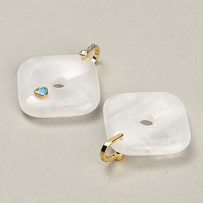 Natural Quartz Crystal Pendants GG-CBA4625-04G-04-1