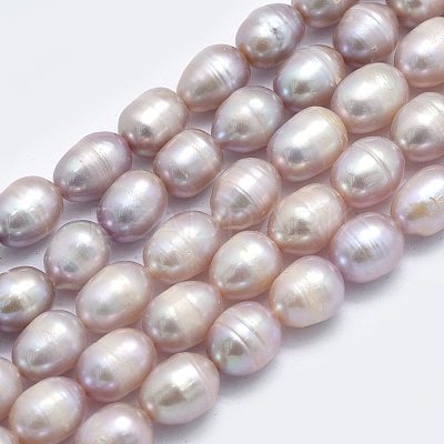 Natural Cultured Freshwater Pearl Beads Strands PEAR-F007-85-01-1
