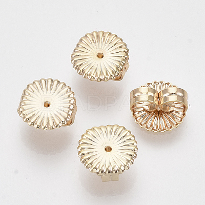 Brass Ear Nuts X-KK-T048-002G-02-NF-1