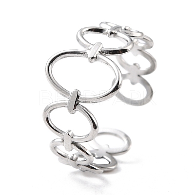 Non-Tarnish 304 Stainless Steel Finger Rings X-RJEW-L102-05P-1