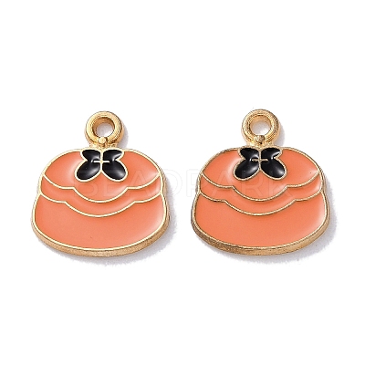 Alloy Enamel Pendants ENAM-O001-11T-G-1