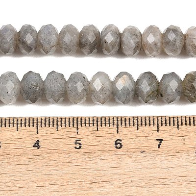 Natural Labradorite Beads Strands G-C259-A41-5x8mm-1