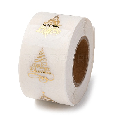 Christmas Self-Adhesive Paper Stickers X-DIY-A062-01C-1
