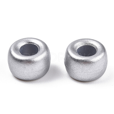 Spray Painted Plastic Beads KY-T025-01-G03-1