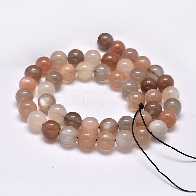 Grade AA Natural Multi-Moonstone Bead Strands G-M296-01-12mm-1