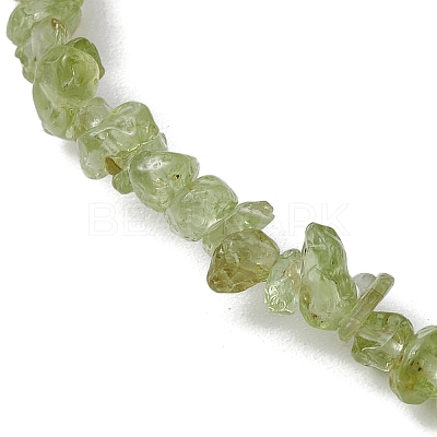 Natural Gemstone Beads Anklets AJEW-AN00583-09-1