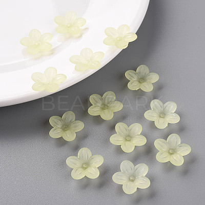 Frosted Acrylic Bead Caps MACR-S371-08A-728-1