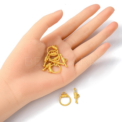 Alloy Toggle Clasps FIND-YW0002-21-1