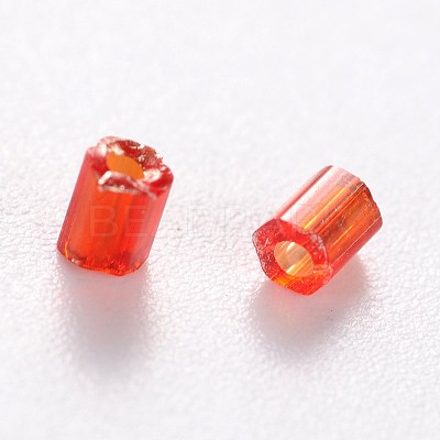 Two Cut Glass Seed Beads CSDB25B-1