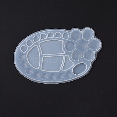 DIY Painting Palette Silicone Molds DIY-K058-06-1