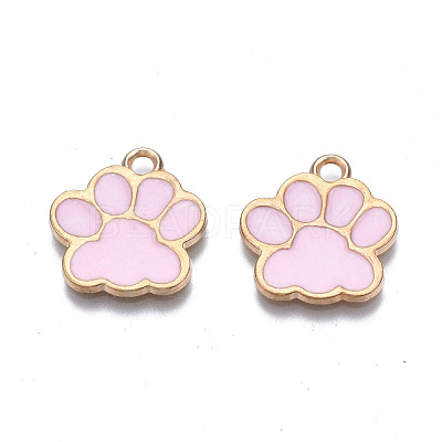 Alloy Enamel Pendants ENAM-T016-22LG-A-RS-1