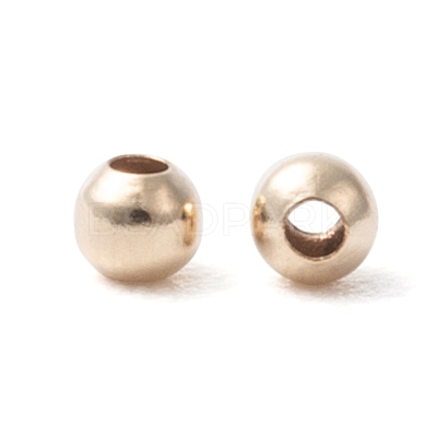 Yellow Gold Filled Beads KK-G156-2mm-1-1