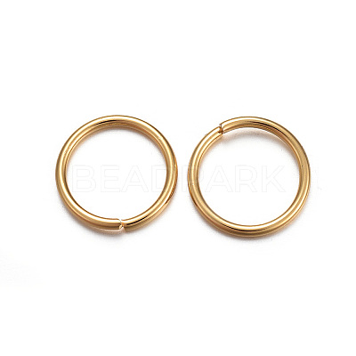 304 Stainless Steel Open Jump Rings LS-STAS-L187-12x1.2mm-G-1