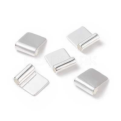 Brass Glue-on Flat Pad Bails KK-D519-A-S-1
