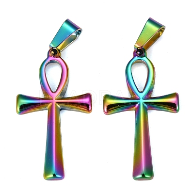 Ion Plating(IP) 304 Stainless Steel Pendants STAS-P253-11MC-1