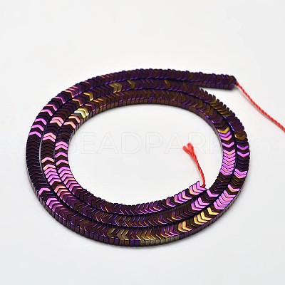 Electroplated Arrows Non-magnetic Synthetic Hematite Bead Strands G-I175-02-1