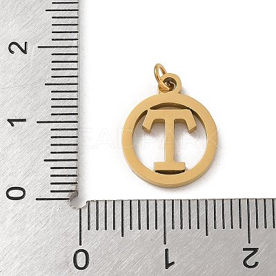 304 Stainless Steel Charms
with Jump Ring STAS-R001-02G-T-1
