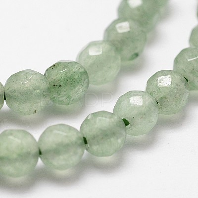 Natural Green Aventurine Beads Strands G-G736-17-10mm-1