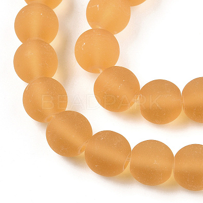 Transparent Glass Beads Strands GLAA-T032-T8mm-MD08-1