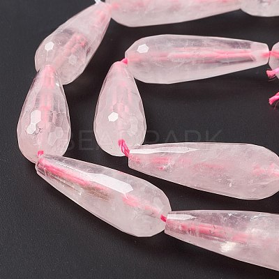 Natural Rose Quartz Beads Strands G-I328-10-1