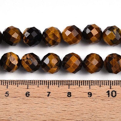 Natural Tiger Eye Beads Strands G-S345-10mm-22-1