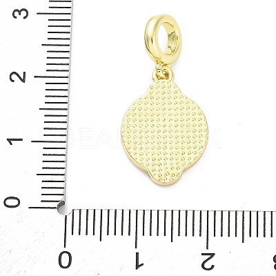 Brass Saint European Dangle Charms KK-D325-26G-02-1