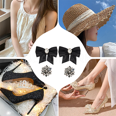 Wedding Shoe Decoration Sets AJEW-NB0005-13A-1