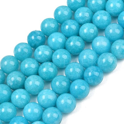 Dyed Natural White Jade Beads Strands GG-CBAD029-A07-10mm-1