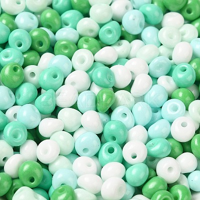 6/0 Opaque Baking Paint Glass Seed Beads SEED-M012-02A-27-1