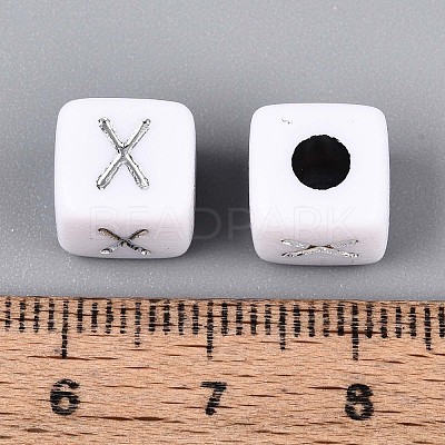 Opaque Acrylic Beads SACR-T035-03X-1